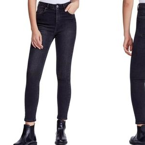 Bdg high-rise cigarette ankle black jeans
